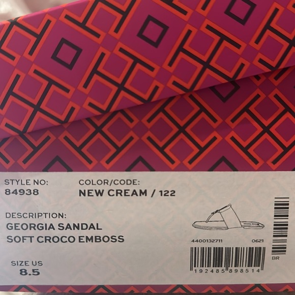 Tory Burch new cream Georgia sandal - Picture 3 of 3